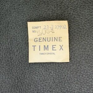 NOS TIMEX Watch Part Component. Timex L084.  Timex Watch Fancy Crystal.